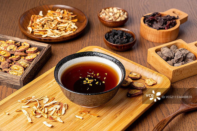 老北京特色传统饮料酸梅汤图片素材