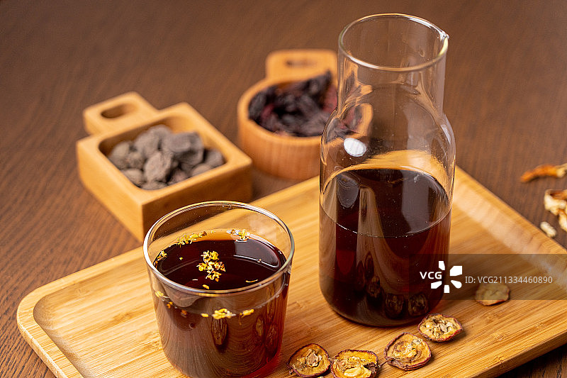 老北京特色传统饮料酸梅汤图片素材