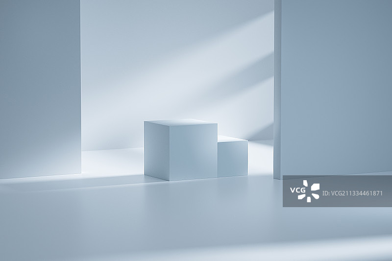 立方体建筑背景图片素材