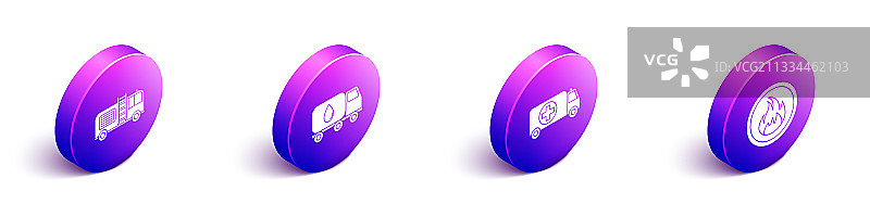 2.5D消防车送水车图片素材