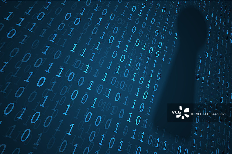 数字钥匙孔图片素材