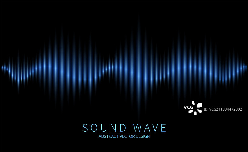 抽象声波电磁振荡图片素材