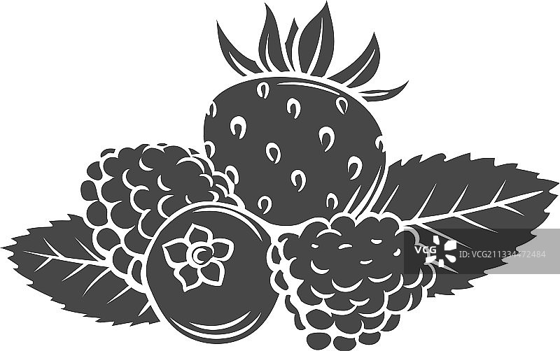 浆果标志图标图片素材