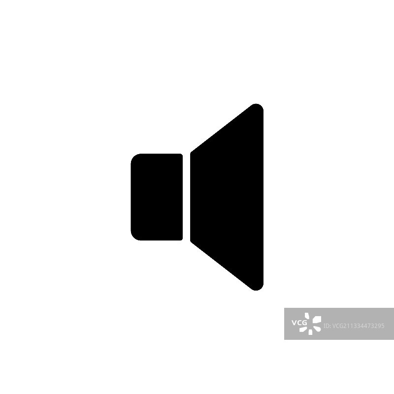 音箱扁平字形图标音乐符号图片素材