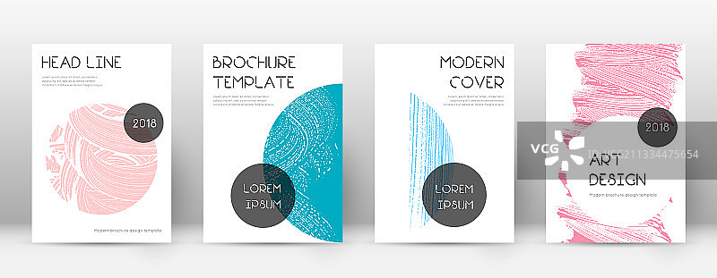 时尚宣传册封面设计模板图片素材