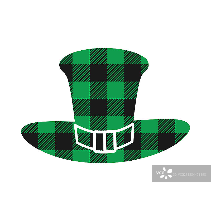 圣帕特里克节绿色帽子图片素材