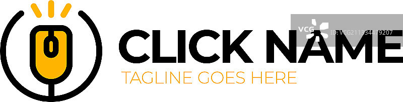 创意电脑鼠标标志设计图片素材