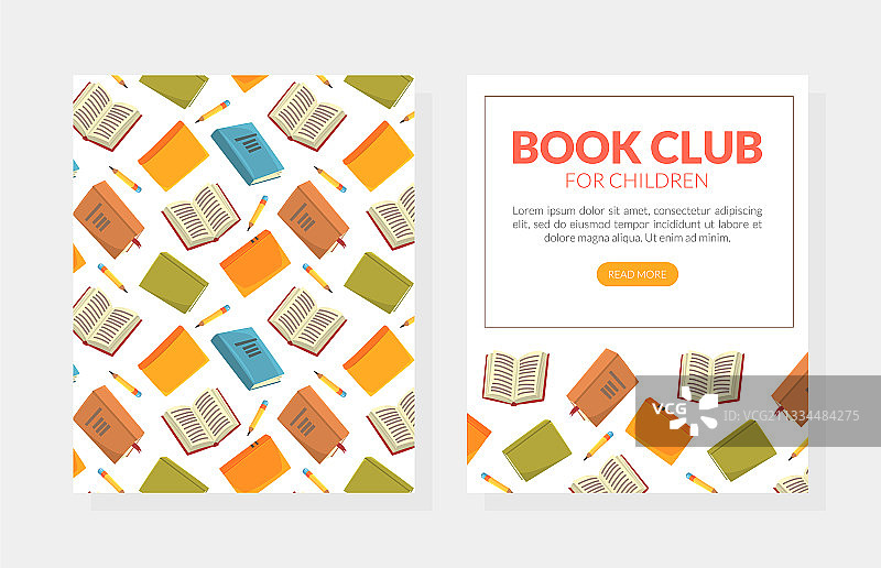 儿童在线读书俱乐部登录页图片素材