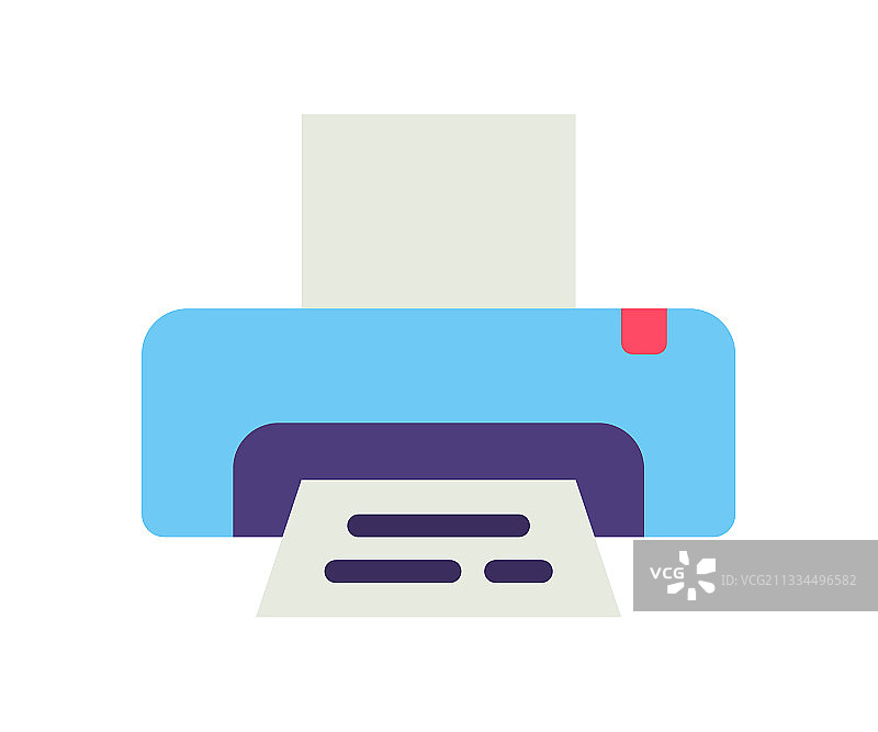 带打印的办公单品图标图片素材