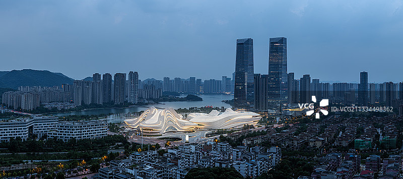 梅溪湖艺术中心全景图片素材