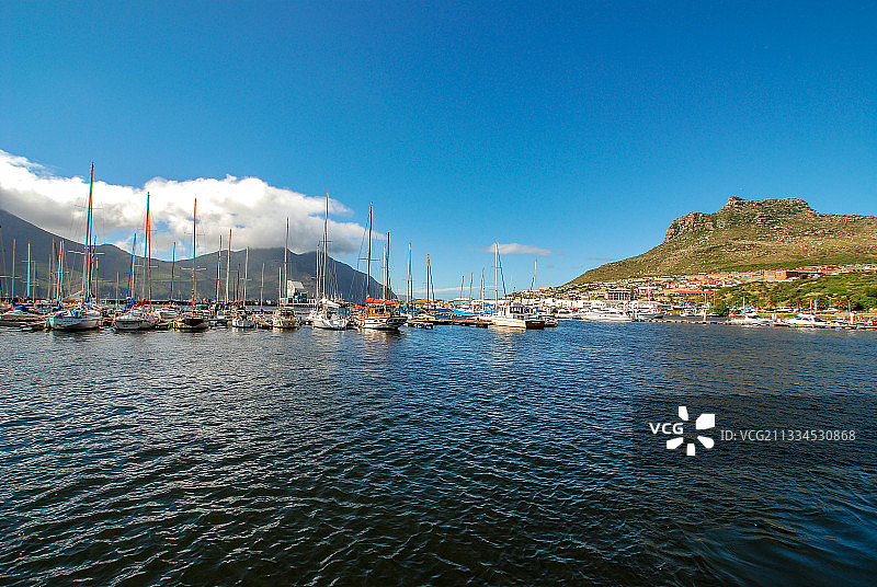 南非，开普敦，豪特湾，船图片素材