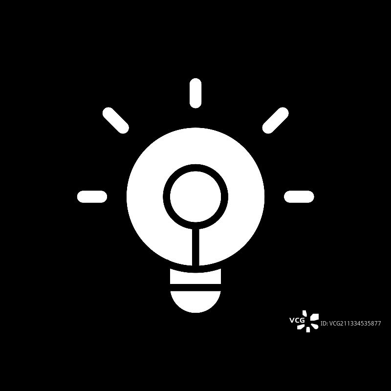 明亮暗黑模式Glyph图标图片素材