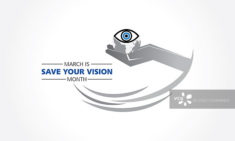 三月是爱眼月图片素材