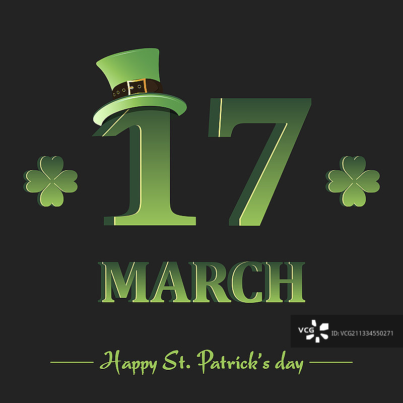 3月17日圣帕特里克节图片素材