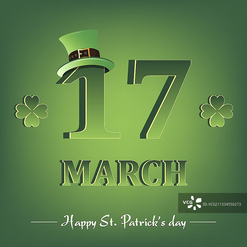 3月17日圣帕特里克节图片素材
