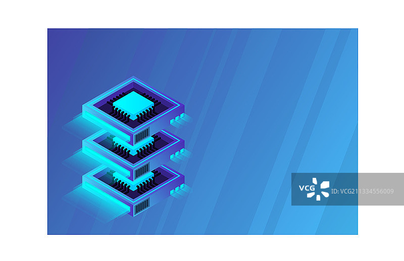 量子计算机大数据处理服务器图片素材
