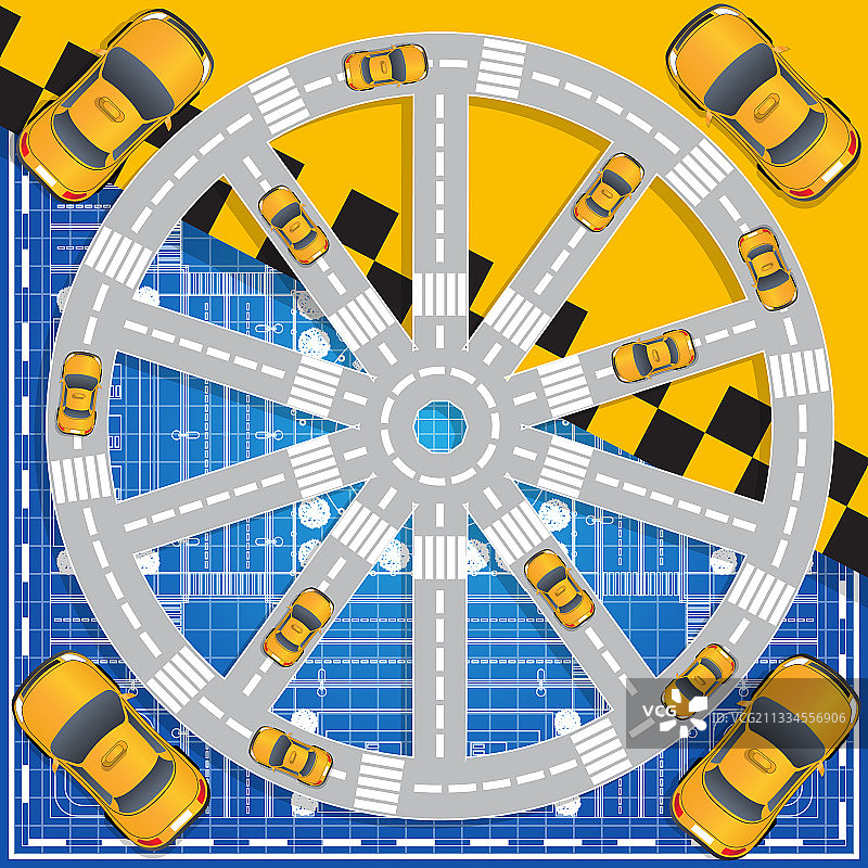 出租车服务图片素材