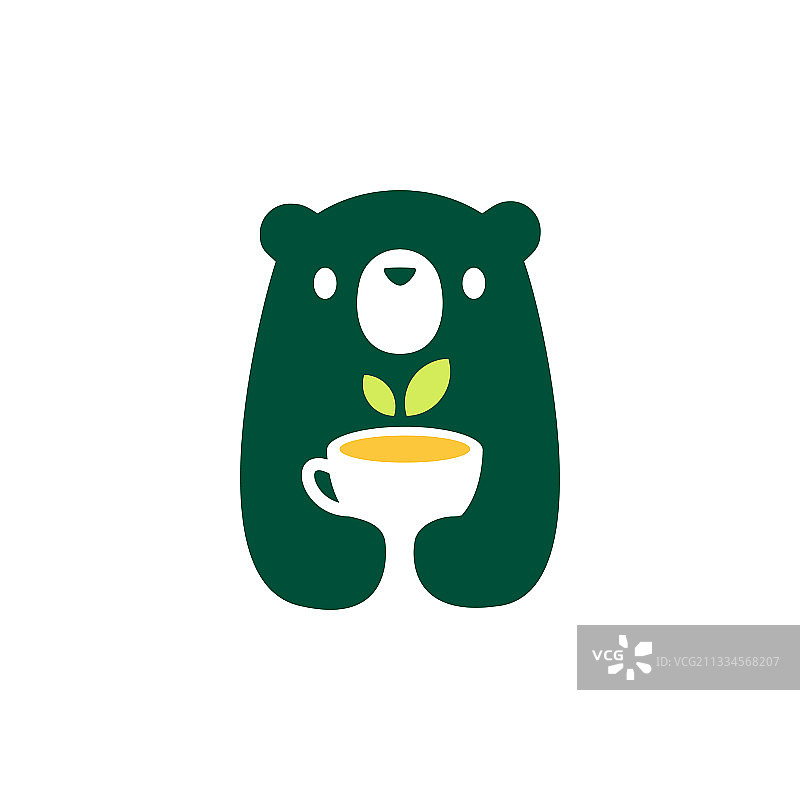 小熊淘金盘Logo图标图片素材