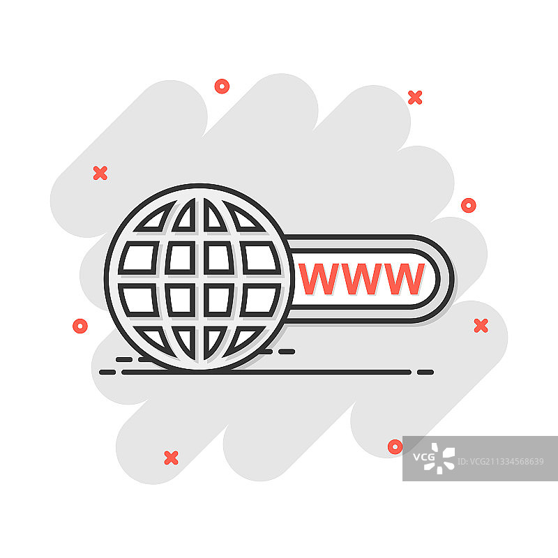 卡通风格网页图标地球图片素材