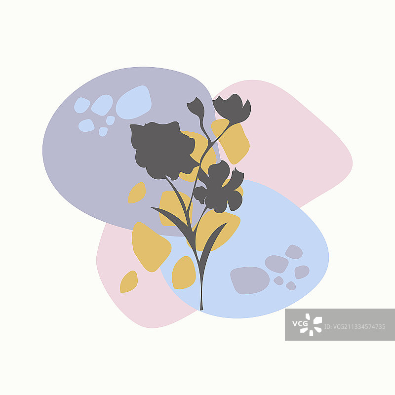 抽象几何手绘形状壁纸图片素材