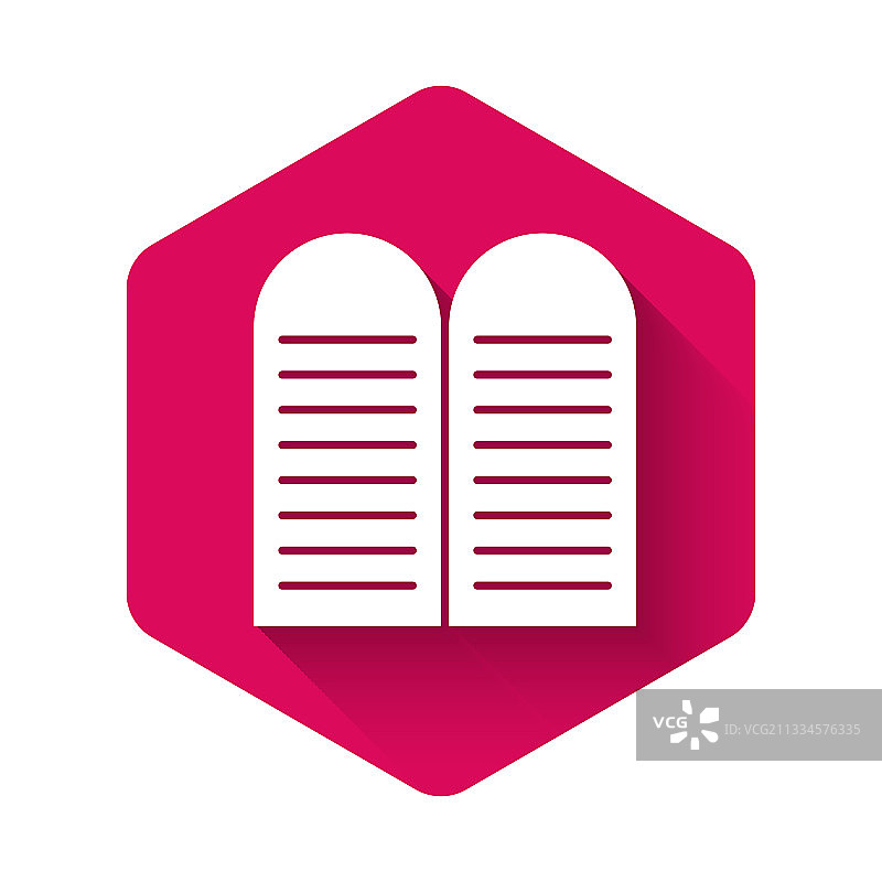 白色诫命图标图片素材