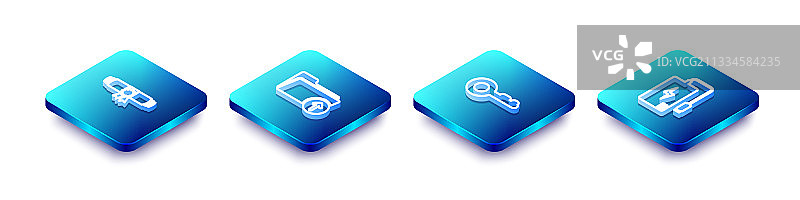 2.5D文凭、卷轴与下载图片素材