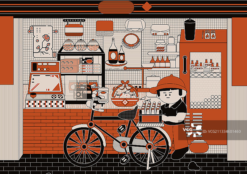 《阂》——童年小卖部图片素材