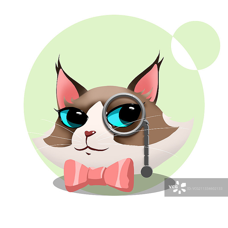 【愤怒的小猫】华丽布偶头像可爱表情图片素材