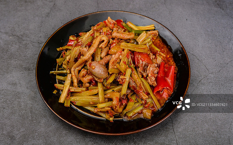 泡椒鸡杂图片素材