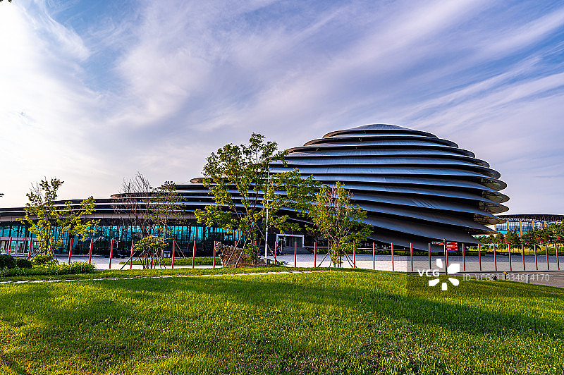 中国长春长影世纪城景区建筑和景观图片素材