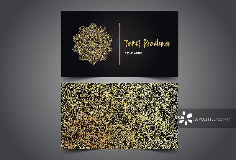 魔术师算命先生或塔罗牌读者卡片图片素材