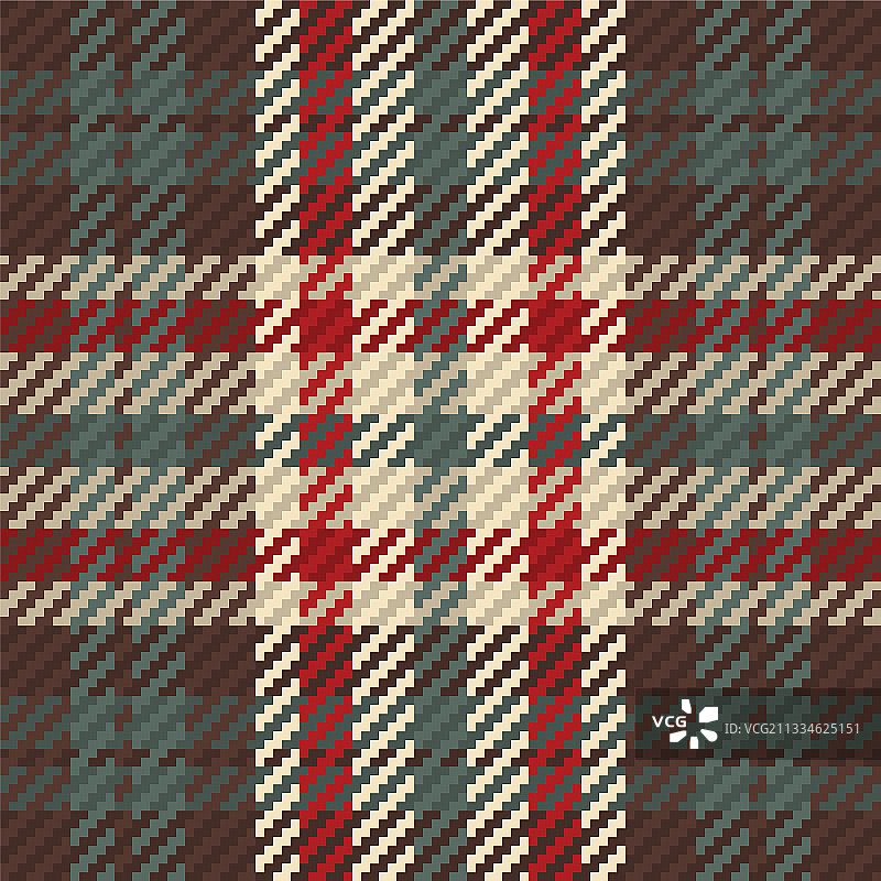无缝图案苏格兰格子呢格子图片素材