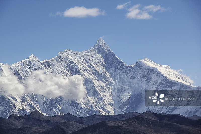 南迦巴瓦主峰图片素材