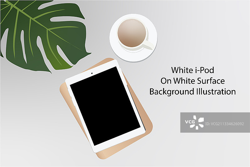 白色表面的iPod图片素材