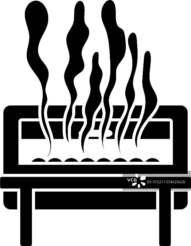 加热餐盘图标图片素材