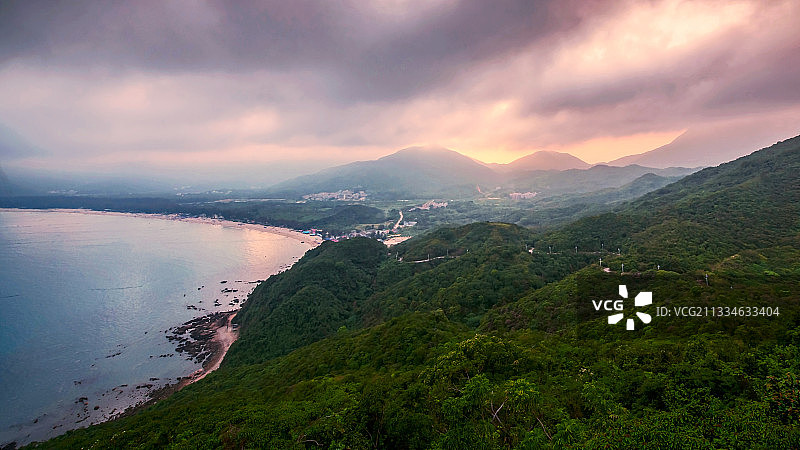 深圳西涌仙人掌沙滩图片素材
