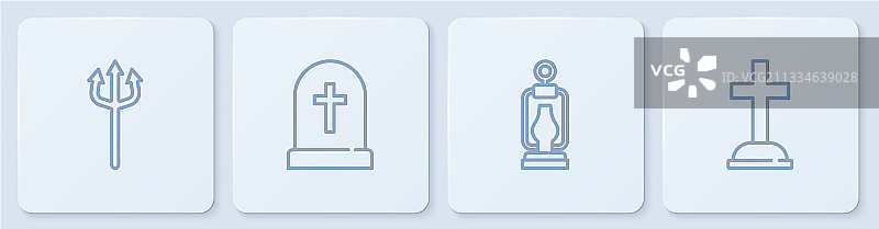 海王星三叉戟露营灯具系列图片素材