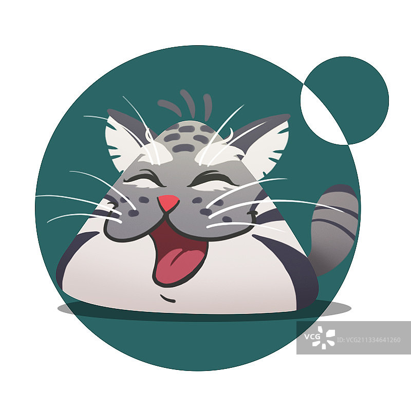 【愤怒的小猫】三角猫咪图片素材