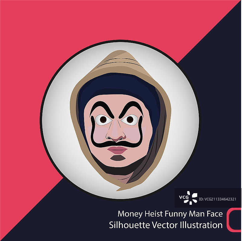 趣味男子剪影图片素材