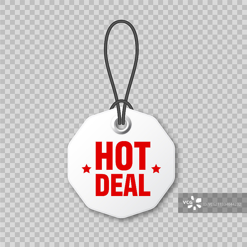 逼真价格标签特惠或购物图片素材
