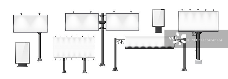 广告牌样机展示图片素材