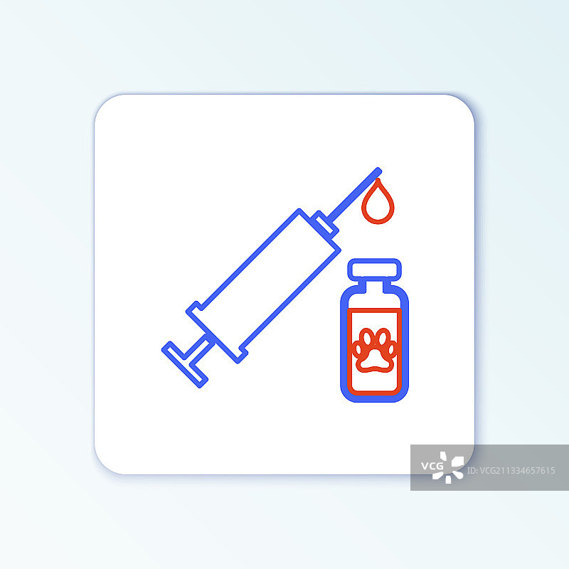 宠物疫苗注射器图标图片素材