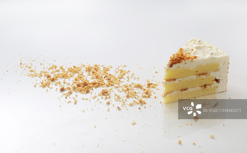 香脆乳沫 蛋糕图片素材