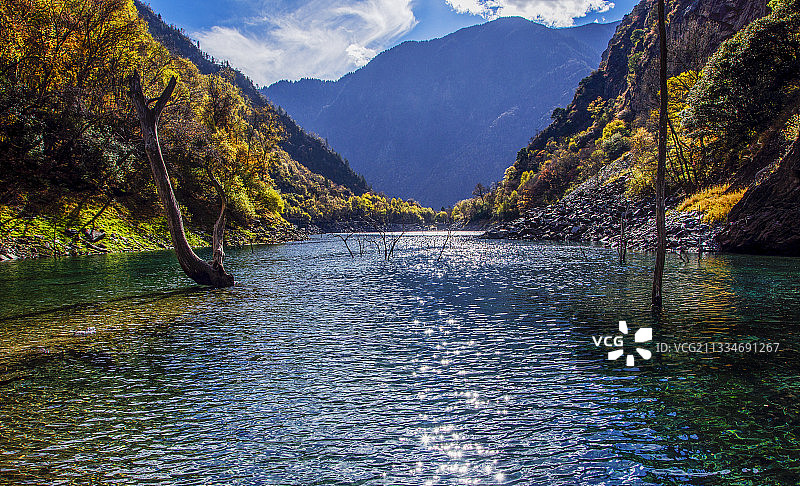 松坪沟秋色图片素材