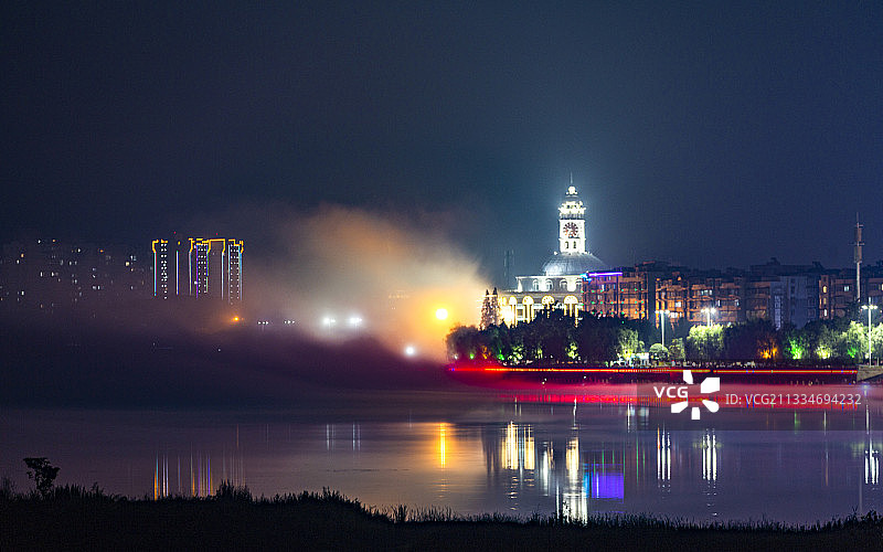湖北襄阳老河口市风光图片素材