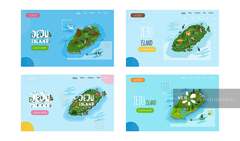 欢迎来到韩国济州岛传统风图片素材