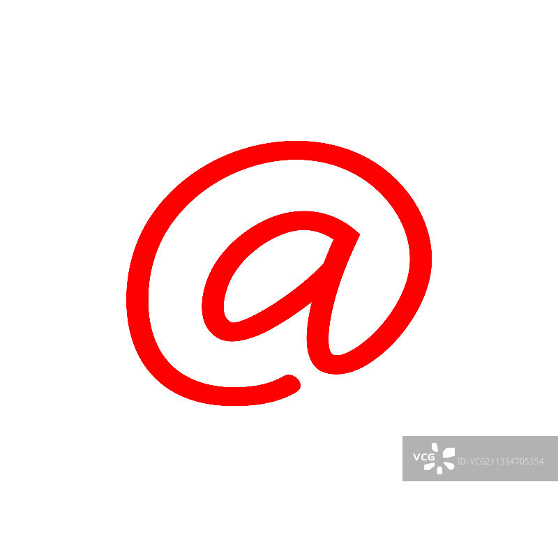 @符号或地址标志电子邮件图标图片素材