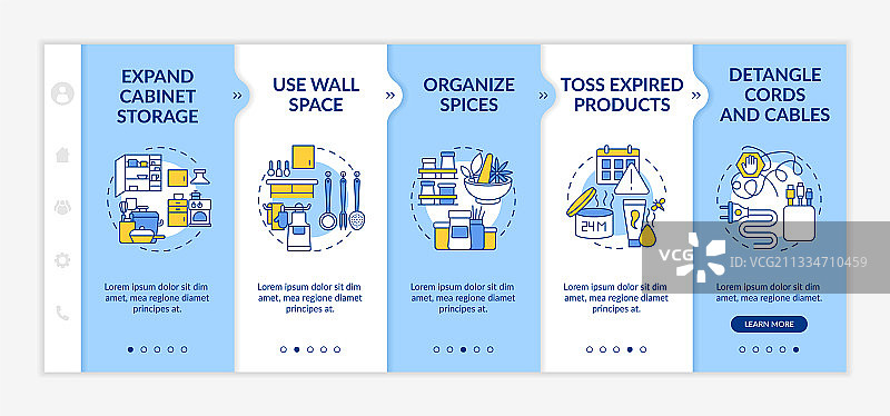 家居整理引导模板图片素材