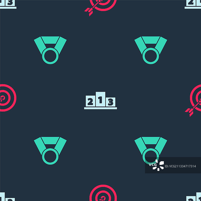 箭头击中目标，体育比赛获胜者赢得奖励图片素材