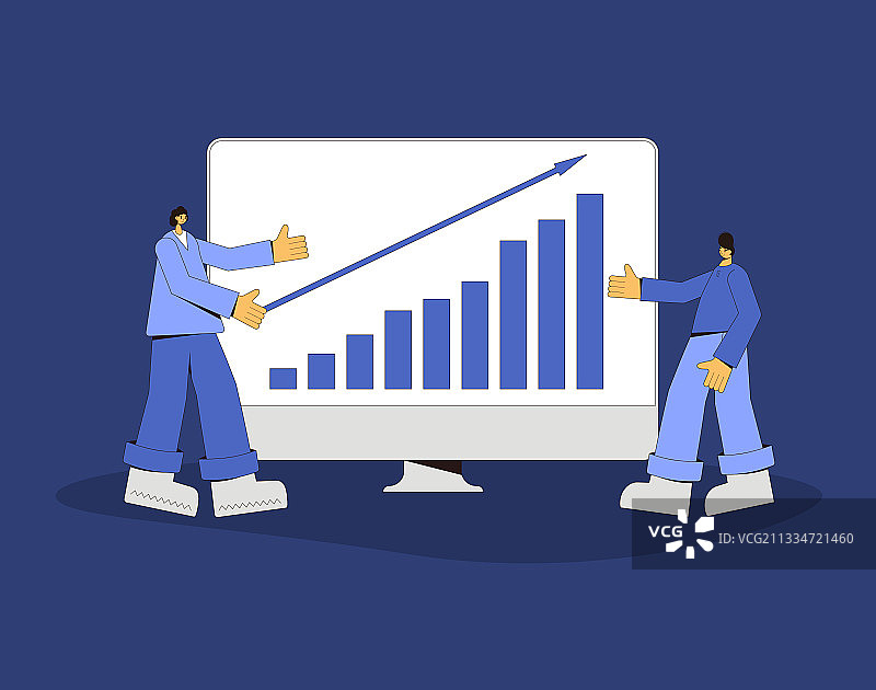 金融增长投资概念零售图片素材